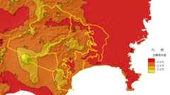 日最高気温の分布図