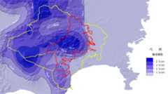 最深積雪の分布図
