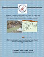 Journal of the Cameroon Academy of Sciences