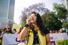 Women's Day protest in Mexico