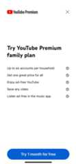 YouTube Premium Pop Up 1
