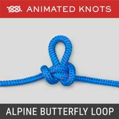 Alpine Butterfly Loop - Secure loop in middle of a rope
