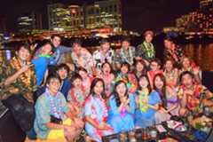 ミッドブルー号 集合写真(ハワイアン、アロハ)