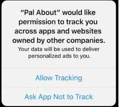 IDFA app tracking transparency consent apple iOS14
