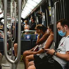 Masked Transit Riders