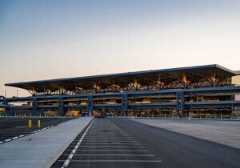 Exterior of new terminal at PIT.