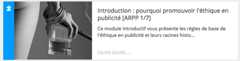 Introduction : pourquoi promouvoir l'éthique en publicité - Module 1/7