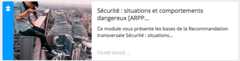 Sécurité : situations et comportements dangereux - Module 4/7