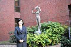 山脇学園の西川史子校長=2025年11月26日午後3時12分、東京都港区赤坂4丁目、石川瀬里撮影