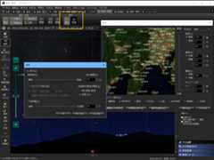 稜線からカノープスが見えるかどうかをチェック