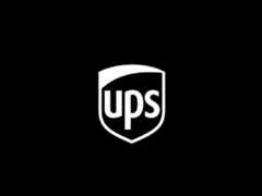 UPS white logo