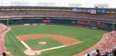 View from the upper deck at RFK Stadium, former home of the Washington Nationals and Washington Senators