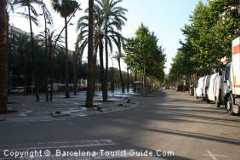 Rambla de Raval i hjertet av bydelen Raval