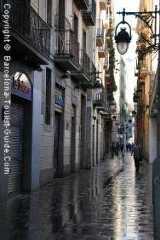 Pittoresk gate i Raval