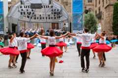 Catalan dancing in Barcelona