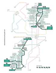 Barcelona metro map: Click on the map to see a magnified version.