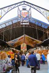 Boqueria market on the Ramblas