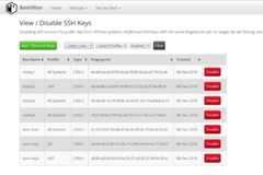 Disable SSH Keys