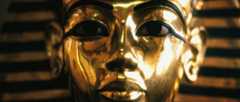 The gold mask of Tutankhamun