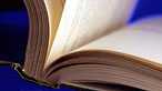 Pages from an open book
