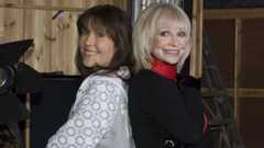 (L-R) Elisabeth Sladen as Sarah Jane Smith and Katy Manning as Jo Grant in the Sarah Jane Adventures
