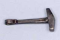 Image of Silver Thor's hammer amulet