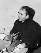 Albert Speer in his cell at Nuremberg