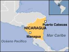 Mapa de Nicaragua