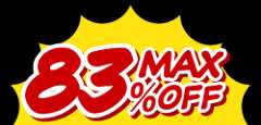 MAX83%OFF