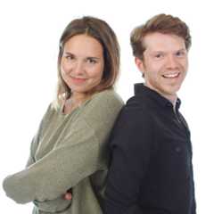 Ingrid Oliver and James Joyce (c) Tony Whitmore