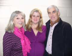 Meet the Parents...  Anneke Wills (Lady Louisa Pollard), India Fisher (Charley), Terrence Hardiman (Lord Richard Pollard)