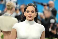 NEW YORK, NEW YORK - MAY 05: Rosalía attends the 2025 Met Gala Celebrating "Superfine: Tailoring Black Style" at Metropolitan Museum of Art on May 05, 2025 in New York City.  (Photo by Dia Dipasupil/Getty Images)