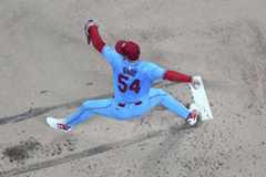 Cardinals Brewers Baseball St. Louis Cardinals' Sonny Gray throws during the first inning of a baseball game against the Milwaukee Brewers Saturday, Sept. 13, 2025, in Milwaukee. (AP Photo/Morry Gash)