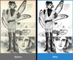 漫画データのクリーニング