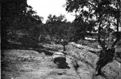  Boer trenches at the Battle of Colenso on 15th December 1899 during the Boer War