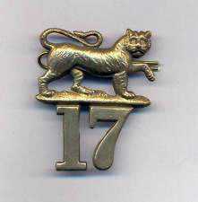 Badge of the 17th Regiment with the Tiger emblem awarded for long service in India: Battle of Ali Masjid on 21st November 1878 in the Second Afghan War
