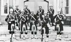 1st Gordon Highlanders: Battle of Tel-el-Kebir on 13th September 1882 in the Egyptian War