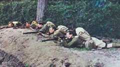 Highlanders during the Battle of the Marne, fought from 6th to 9th September 1914, during the First World War