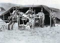 Boers on campaign during the Boer War
