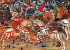 Defeat of Clifford: Battle of Towton fought on 29th March 1461 in the Wars of the Roses
