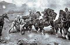 Saving the Guns at the Battle of Colenso on 15th December 1899 by Sidney Paget