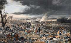 Battlefield after the Battle of Waterloo on 18th June 1815