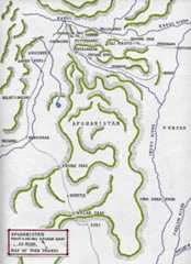 Map of Afghanistan by John Fawkes
