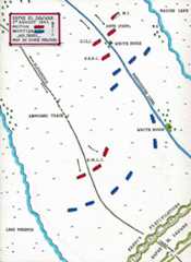 Map of the Kafre El Dawwar reconnaissance on 5th August 1882: map by John Fawkes