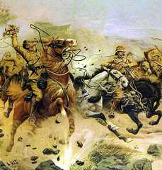 Attempting to save the guns at the Battle of Colenso on 15th December 1899 in the Boer War