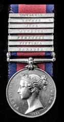Military General Service Medal with Barossa clasp: Battle of Barossa or Chiclana fought on 5th March 1811 in the Peninsular War