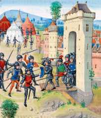 Siege of Hennebont: Battle of Morlaix 30th September 1342 in the Hundred Years War