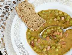 Hrachová polévka češka z česka