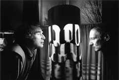 Burroughs and Gysin using a Dreamachine Burroughs and Gysin using a Dreamachine