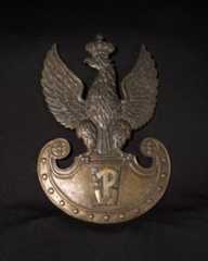 Metal Warsaw eagle. Courtesy of Dorota (Wolkowicz) Stephanides